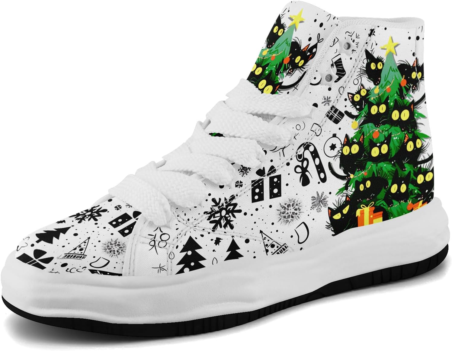 Крутые кастомные высокие кеды с тематикой Санты, праздничная обувь, удобные легкие кроссовки для мужчин и женщин, на Рождество Coolcustomize, белый/зеленый
Крутые кастомные высокие кеды с тематикой Санты, праздничная обувь, удобные легкие кроссовки для мужчин и женщин, на Рождество Coolcustomize, белый/зеленый