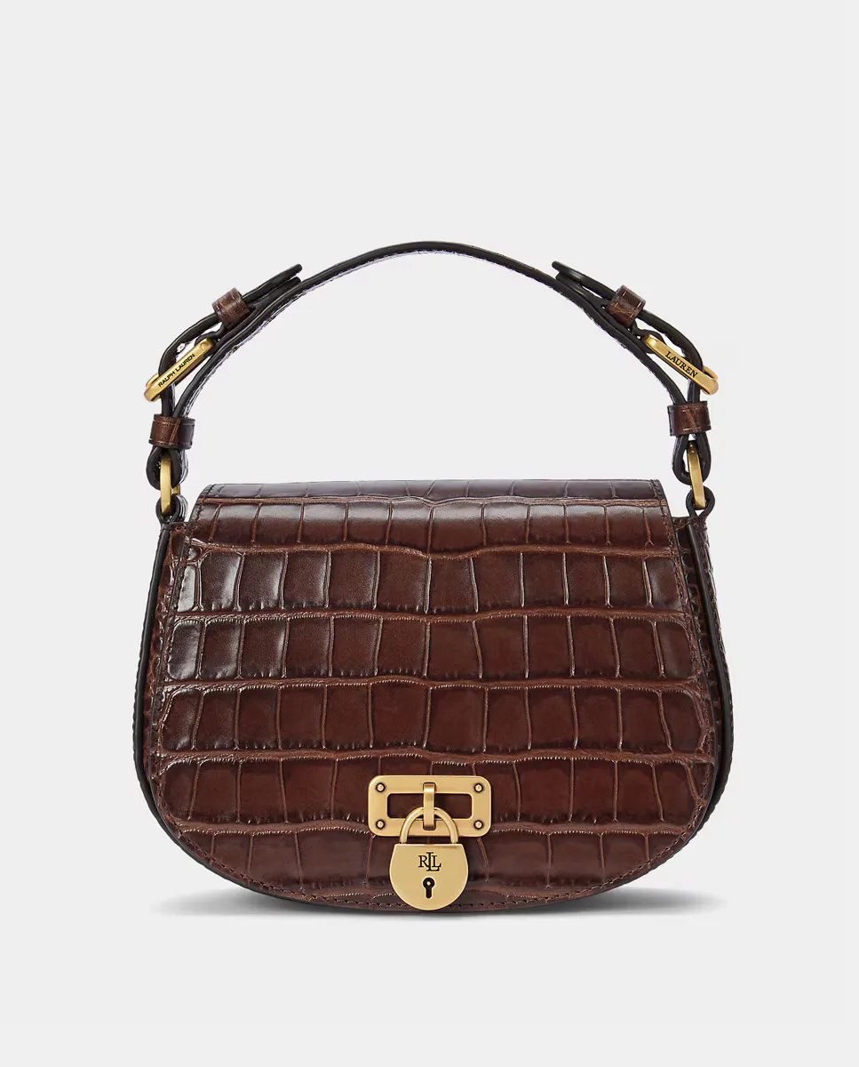 Сумка на плечо из крокодиловой кожи среднего размера с резной отделкой Tanner Lauren Ralph Lauren, темно-коричневый
Сумка на плечо из крокодиловой кожи среднего размера с резной отделкой Tanner Lauren Ralph Lauren, темно-коричневый