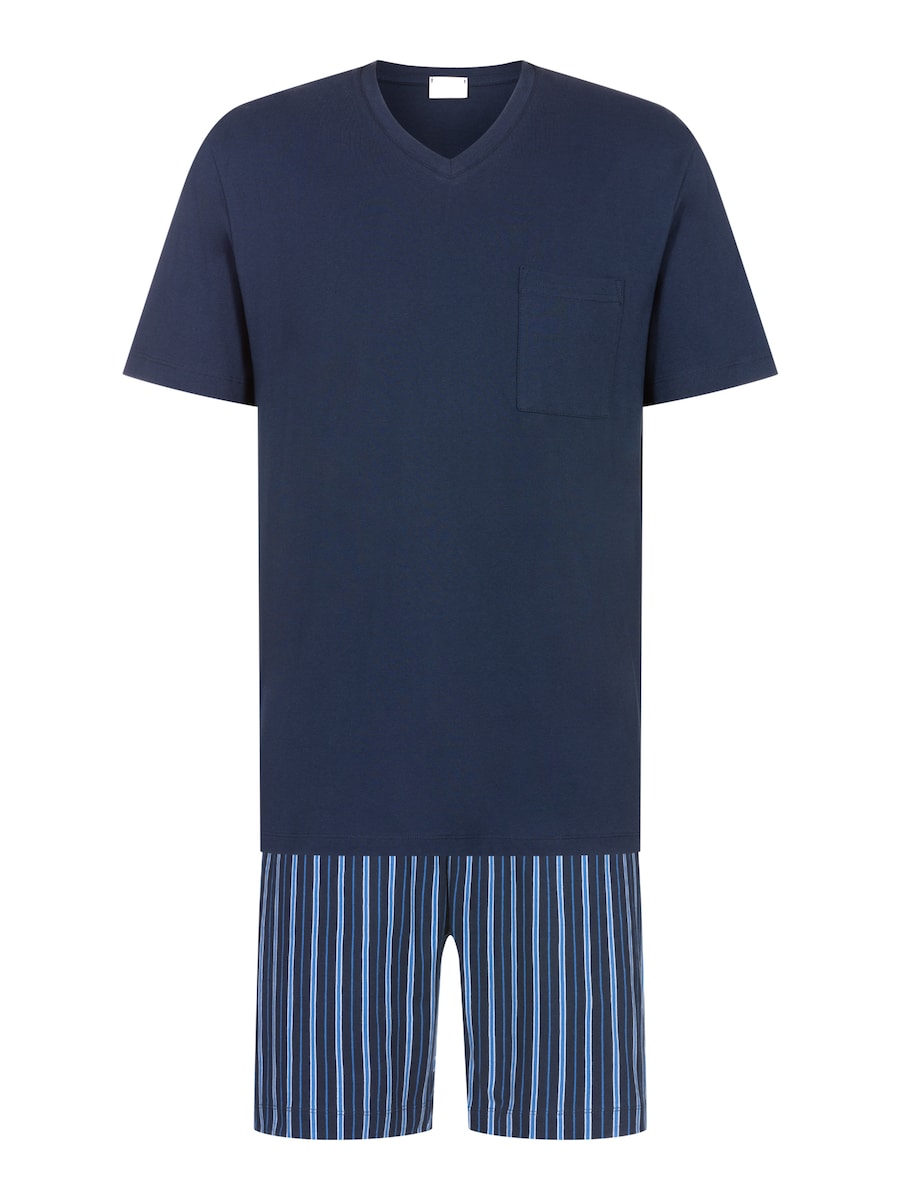 Короткая пижама Mey, синий/темно-синий
Короткая пижама Mey, синий/темно-синий