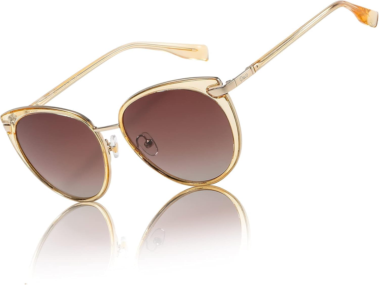 Солнцезащитные очки DUCO «Кошачий глаз» для женщин, ретро-поляризованные, в стиле 90-х, винтажные, с защитой от УФ-излучения, модель DC1222, Transparent Brown Frame Brown Lens
Солнцезащитные очки DUCO «Кошачий глаз» для женщин, ретро-поляризованные, в стиле 90-х, винтажные, с защитой от УФ-излучения, модель DC1222, Transparent Brown Frame Brown Lens