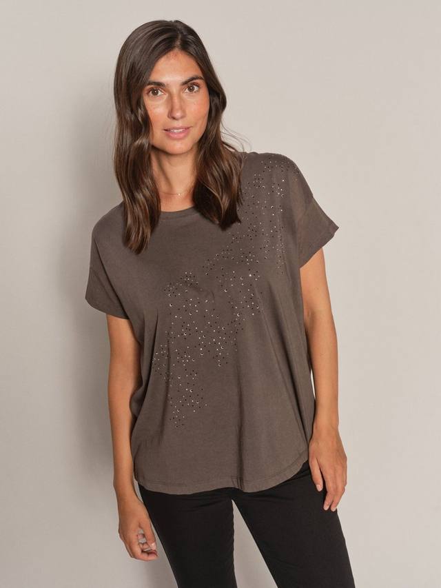 Футболка Lari с камнями Rhinestones MOS MOSH, Asphalt
Футболка Lari с камнями Rhinestones MOS MOSH, Asphalt