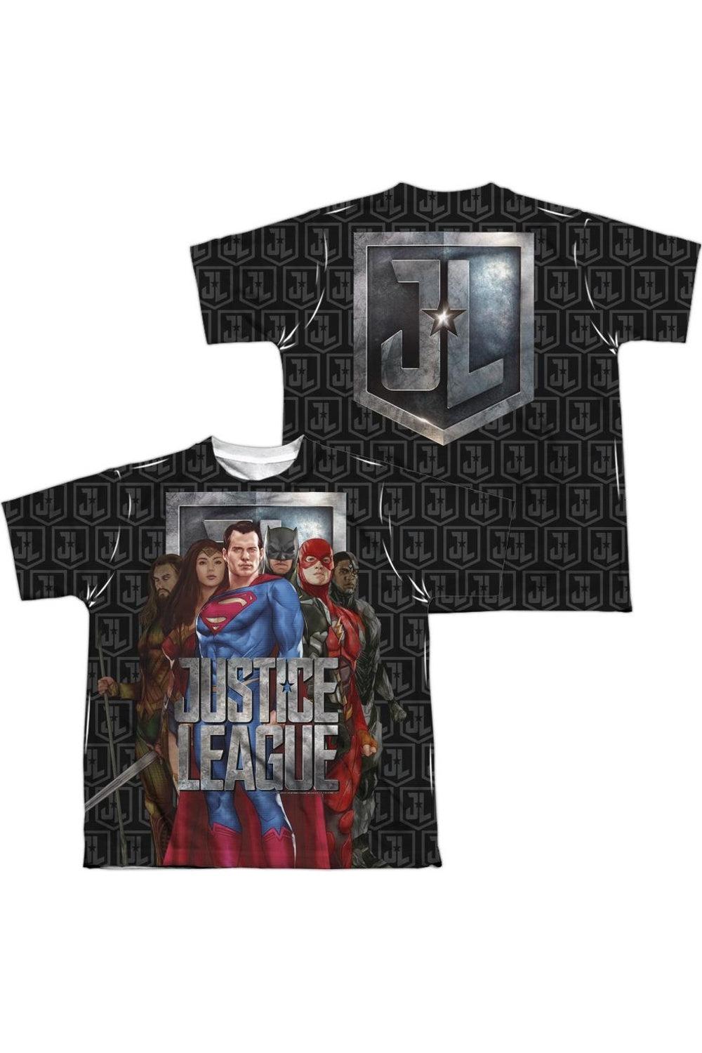 Футболка с коротким рукавом для детей "Лига Справедливости" (принт спереди и сзади) Gildan, белый
Футболка с коротким рукавом для детей "Лига Справедливости" (принт спереди и сзади) Gildan, белый