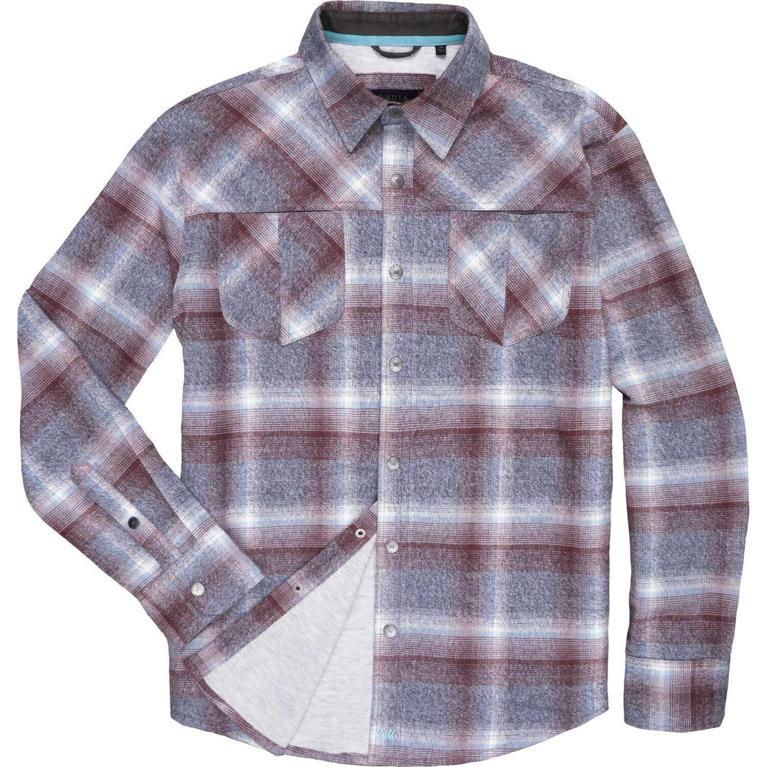 Мужская фланелевая рубашка Gibson Dakota Grizzly, Faded Garnet
Мужская фланелевая рубашка Gibson Dakota Grizzly, Faded Garnet