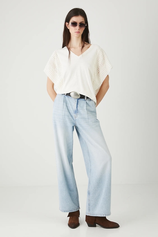 Хлопковая футболка наизнанку Medicine, бежевый
Хлопковая футболка наизнанку Medicine, бежевый