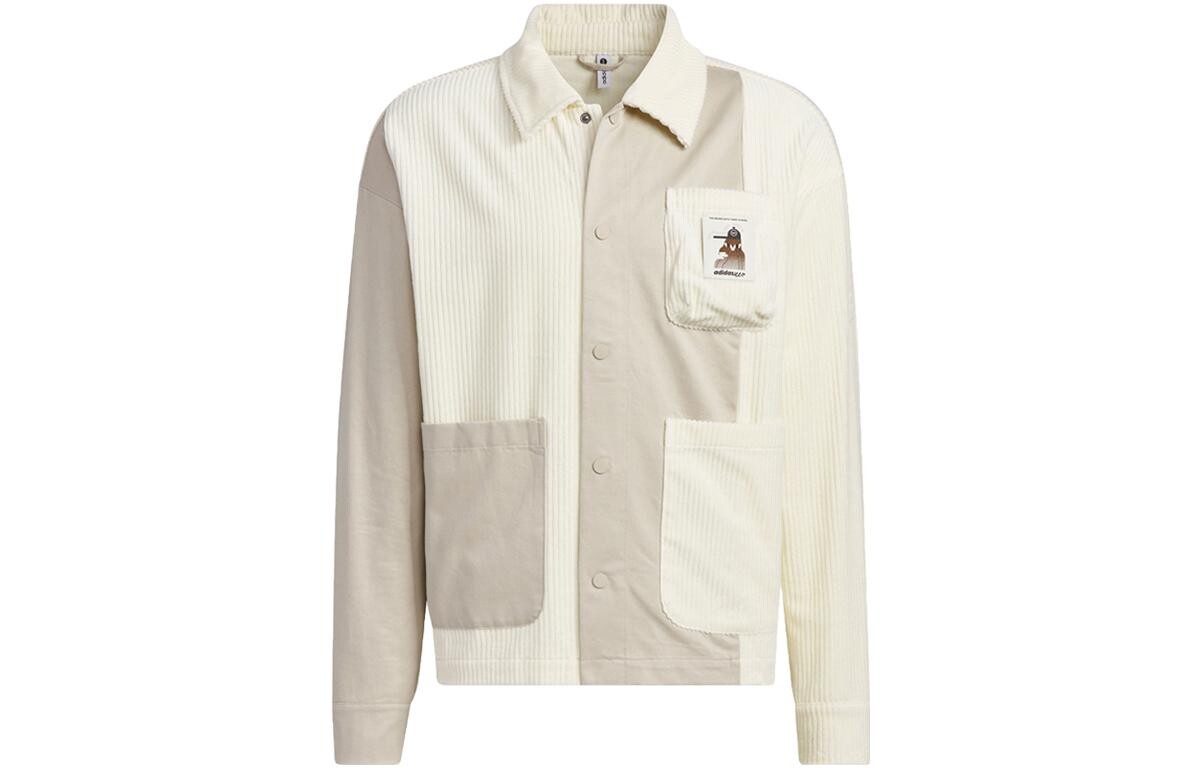 Куртка мужская молочно-белый/светло-коричневый Adidas Neo 
Куртка мужская молочно-белый/светло-коричневый Adidas Neo