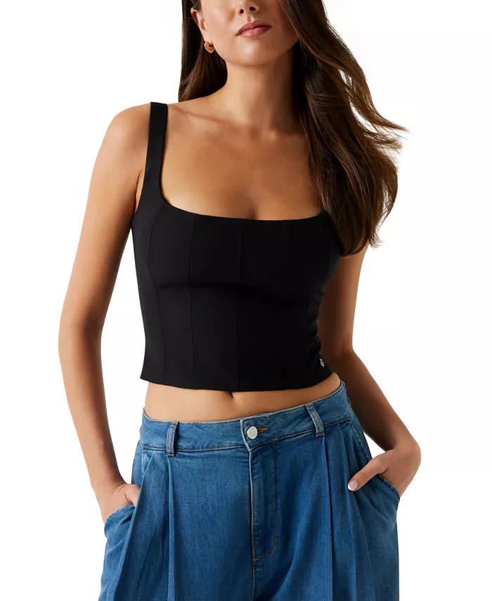 Женский топ без рукавов Kori GUESS, черный
Женский топ без рукавов Kori GUESS, черный