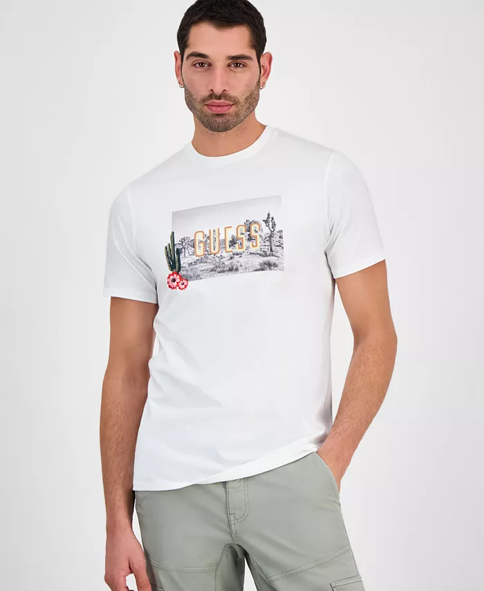 Мужская футболка с коротким рукавом Cactus Garden с логотипом и принтом GUESS, черный
Мужская футболка с коротким рукавом Cactus Garden с логотипом и принтом GUESS, черный