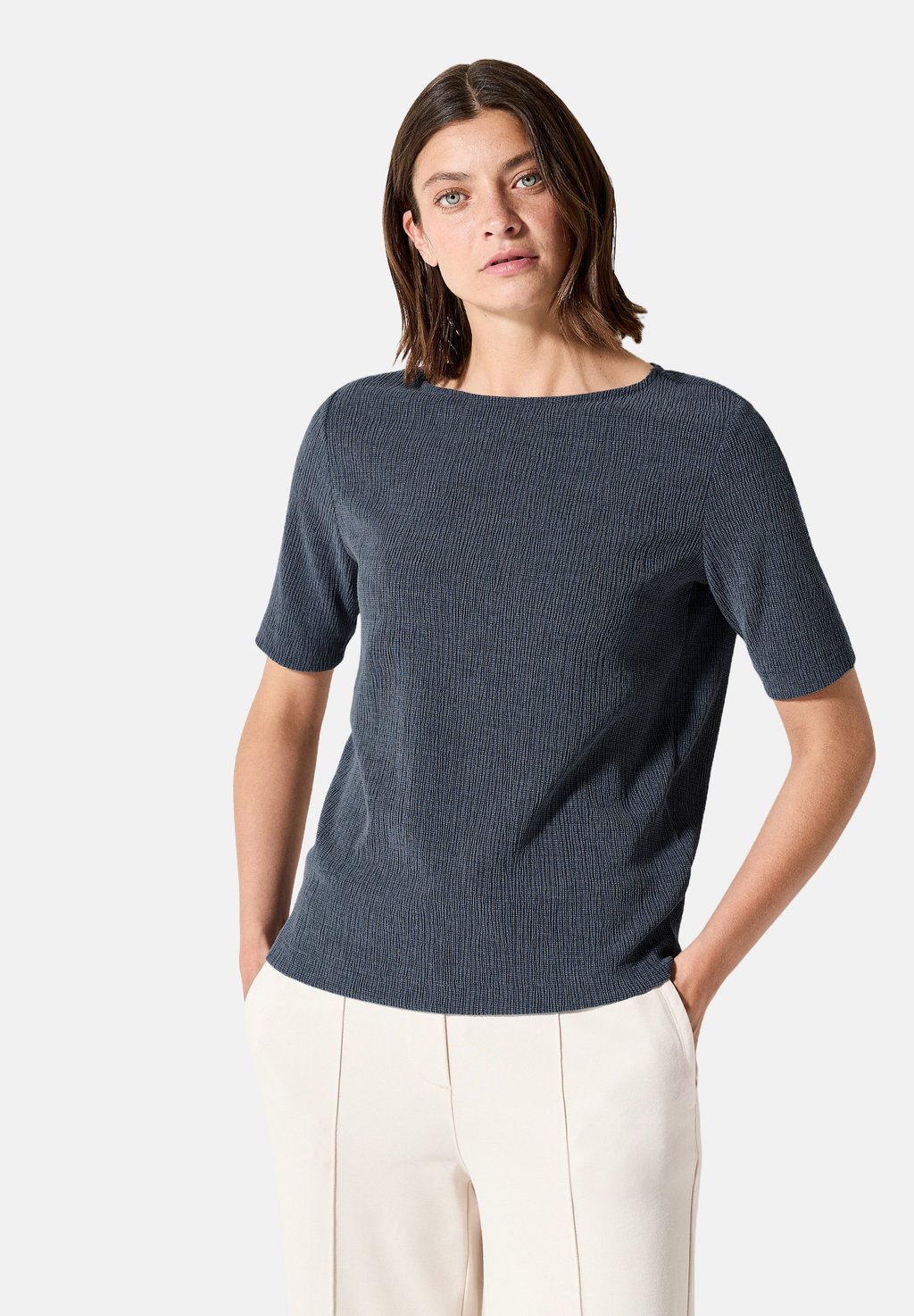 Базовая футболка Cecil, цвет Blau
Базовая футболка Cecil, цвет Blau