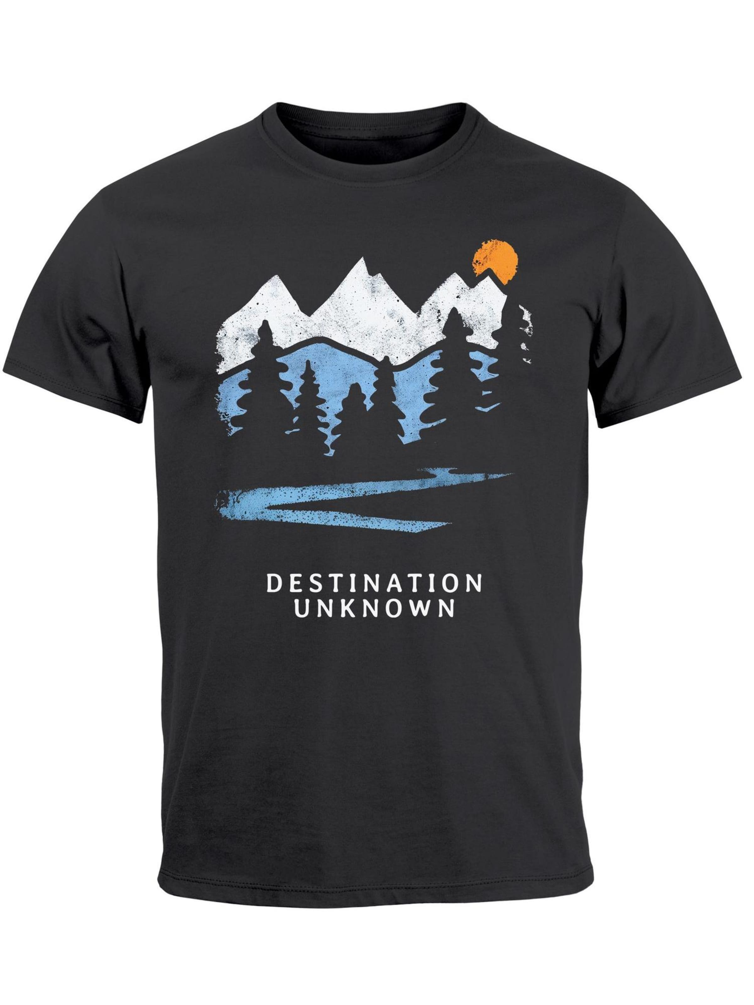 Neverless Футболка 'Destination unknown' в цвете Anthracite
Neverless Футболка 'Destination unknown' в цвете Anthracite