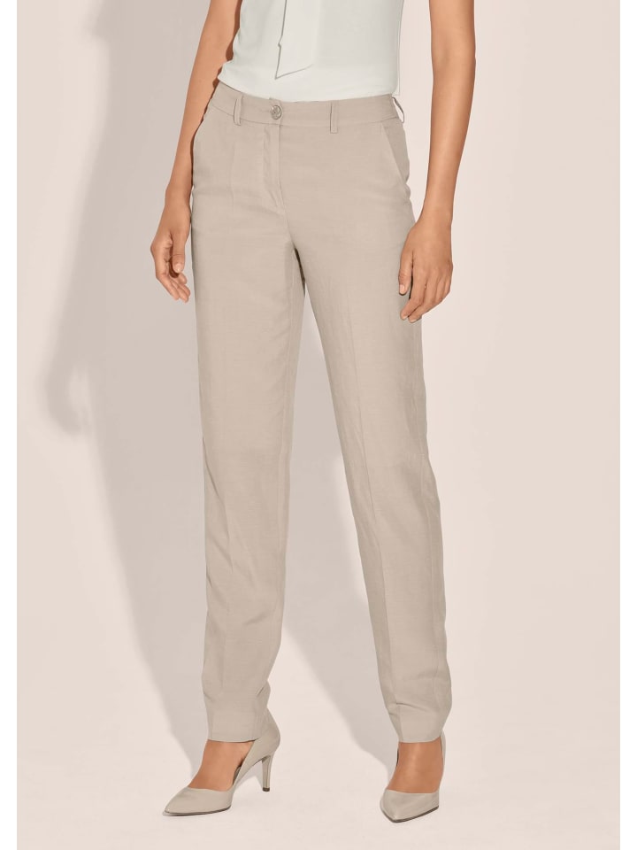 MADELEINE Простые тканевые брюки с отглаженными складками, выполненными шпаклевкой
MADELEINE Простые тканевые брюки с отглаженными складками, выполненными шпаклевкой