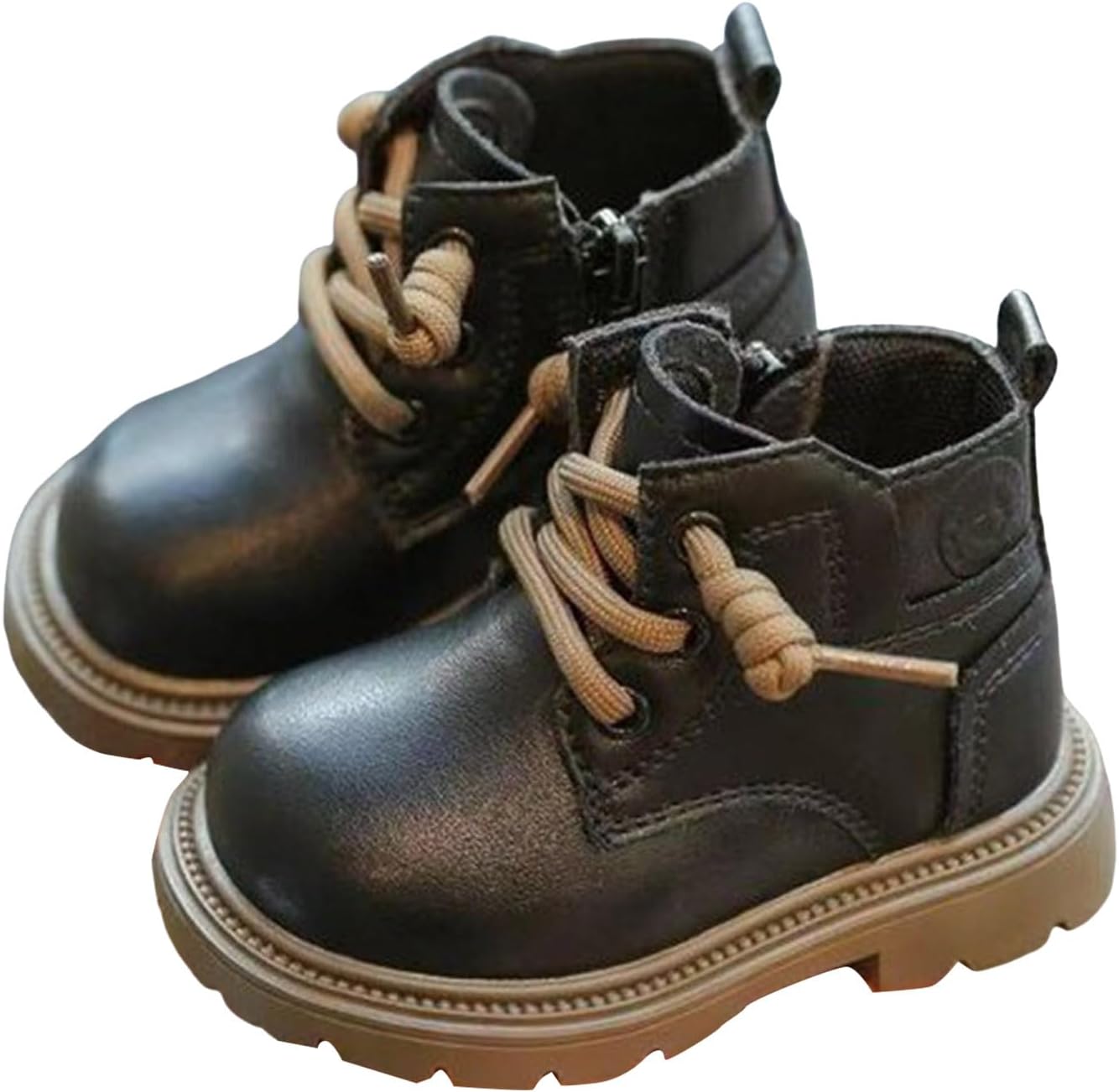 Детские ботинки IWIHMIV для девочек с короткой подошвой, для мальчиков, для улицы, с боковой молнией и шнуровкой для малышей, Black
Детские ботинки IWIHMIV для девочек с короткой подошвой, для мальчиков, для улицы, с боковой молнией и шнуровкой для малышей, Black