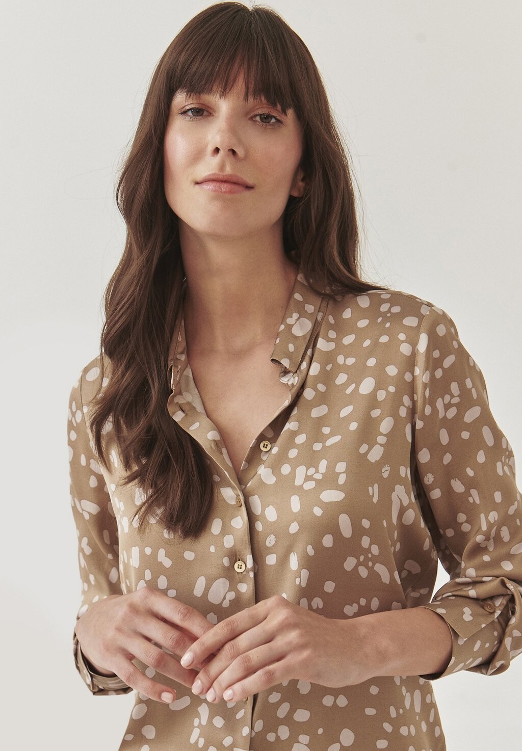 Блузка на пуговицах NIKA TATUUM, бежевый
Блузка на пуговицах NIKA TATUUM, бежевый