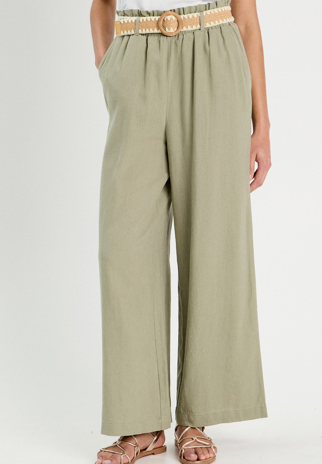 Брюки Cache Cache, хаки 
Брюки Cache Cache, хаки