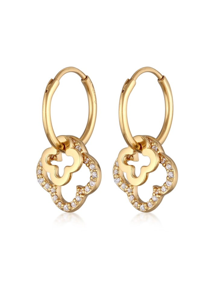 Elli Серьги из серебра 925 пробы в форме клеверного листа с золотым покрытием
Elli Серьги из серебра 925 пробы в форме клеверного листа с золотым покрытием