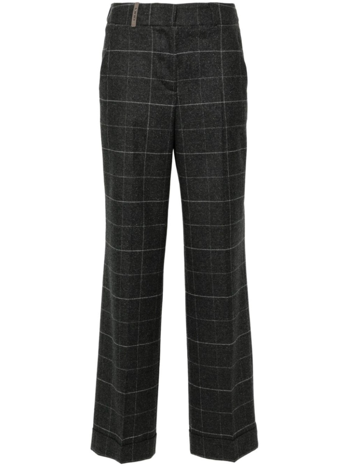 Peserico клетчатые брюки с люрексом, серый
Peserico клетчатые брюки с люрексом, серый