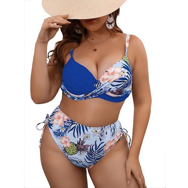 Купальник женский plus size с цветочным принтом, топ с перекрестными бретелями и высокие трусики Clearflower, Blue, Синий, Купальник женский plus size с цветочным принтом, топ с перекрестными бретелями и высокие трусики Clearflower, Blue
Купальник женский plus size с цветочным принтом, топ с перекрестными бретелями и высокие трусики Clearflower, Blue, Синий, Купальник женский plus size с цветочным принтом, топ с перекрестными бретелями и высокие трусики Clearflower, Blue