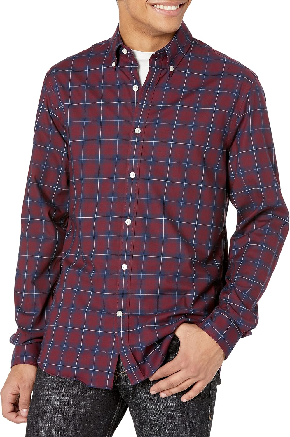 Мужская рубашка Tommy Hilfiger Slim Fit Stretch Cell, Burgundy
Мужская рубашка Tommy Hilfiger Slim Fit Stretch Cell, Burgundy