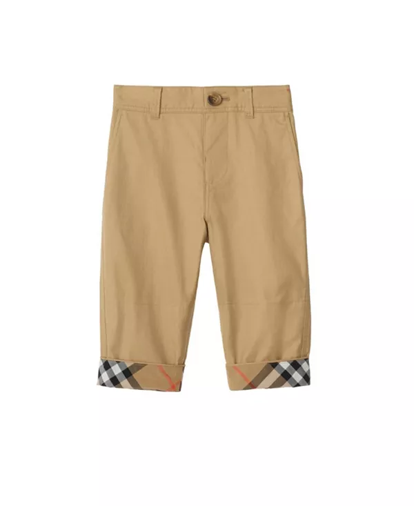 Хлопковые клетчатые брюки с отворотами для мальчиков - для малышей и маленьких детей. Burberry, коричневый
Хлопковые клетчатые брюки с отворотами для мальчиков - для малышей и маленьких детей. Burberry, коричневый