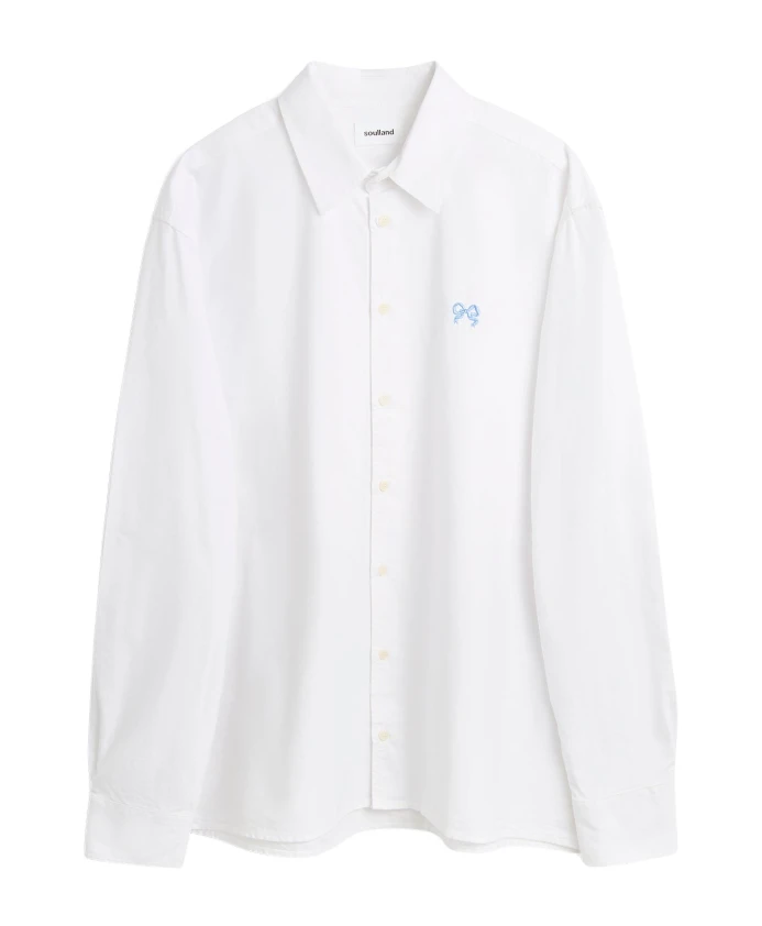 Белая рубашка-оксфорд на пуговицах Soulland, белый
Белая рубашка-оксфорд на пуговицах Soulland, белый