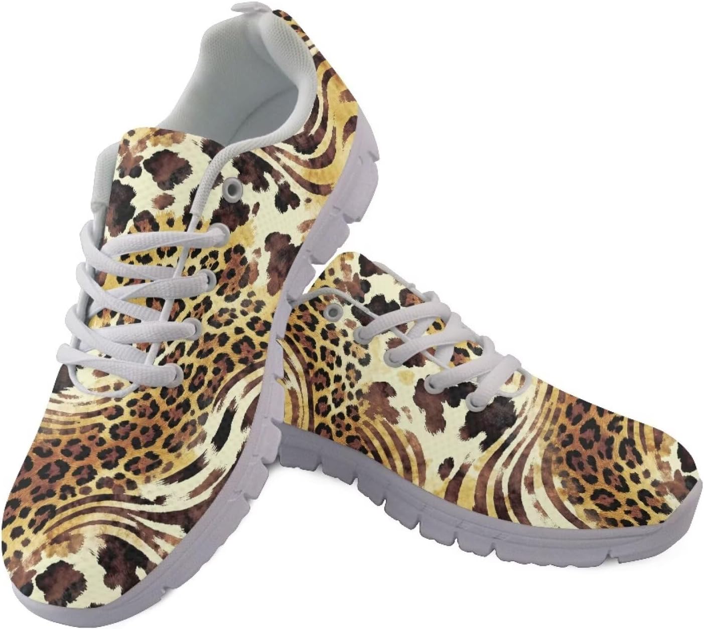 Кроссовки POLERO с леопардовым принтом для мужчин и женщин, с шнуровкой, легкие, для ходьбы, повседневные, размеры США 5-12, Zebra Cow Leopard Print
Кроссовки POLERO с леопардовым принтом для мужчин и женщин, с шнуровкой, легкие, для ходьбы, повседневные, размеры США 5-12, Zebra Cow Leopard Print