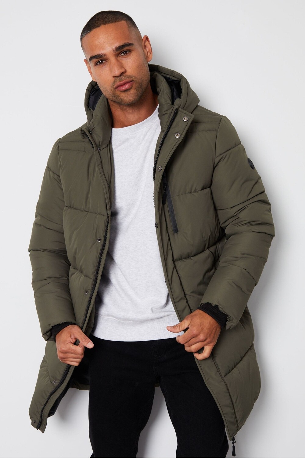 Непромокаемое длинное пальто с капюшоном Threadbare, зеленый
Непромокаемое длинное пальто с капюшоном Threadbare, зеленый