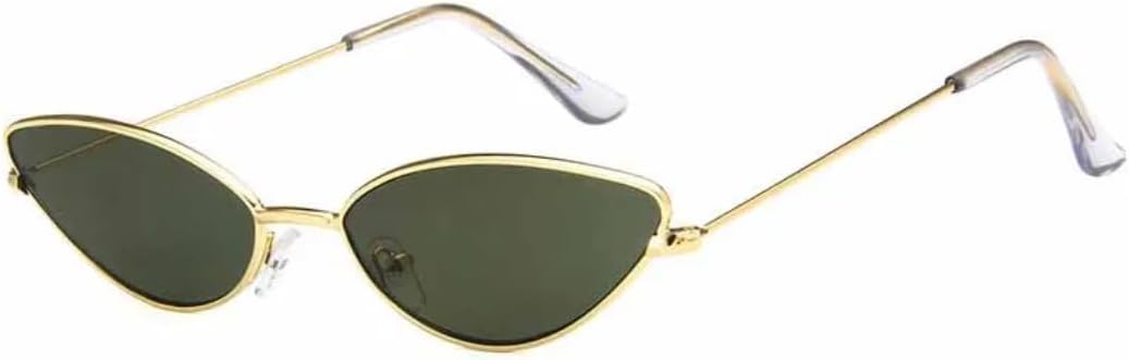 Солнцезащитные очки с защитой UV400 | Маленький размер "кошачий глаз", золотисто-серый | для женщин и мужчин, для занятий спортом на открытом воздухе и вождения DSVIGF, Gold Green
Солнцезащитные очки с защитой UV400 | Маленький размер "кошачий глаз", золотисто-серый | для женщин и мужчин, для занятий спортом на открытом воздухе и вождения DSVIGF, Gold Green