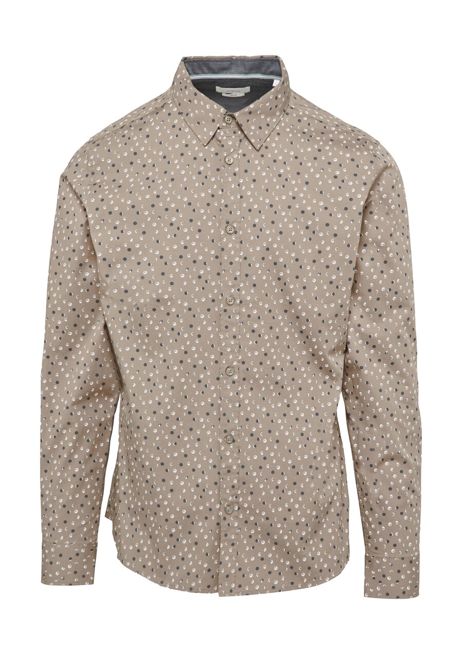 Рубашка Slim Fit на пуговицах s.Oliver, темно-бежевый
Рубашка Slim Fit на пуговицах s.Oliver, темно-бежевый