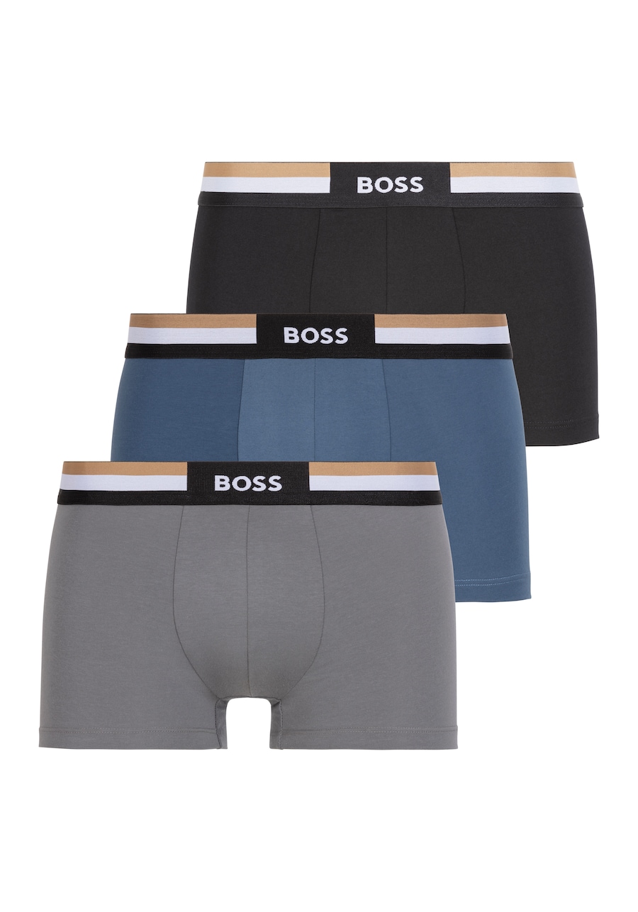 Боксеры BOSS, синий/серый/черный
Боксеры BOSS, синий/серый/черный