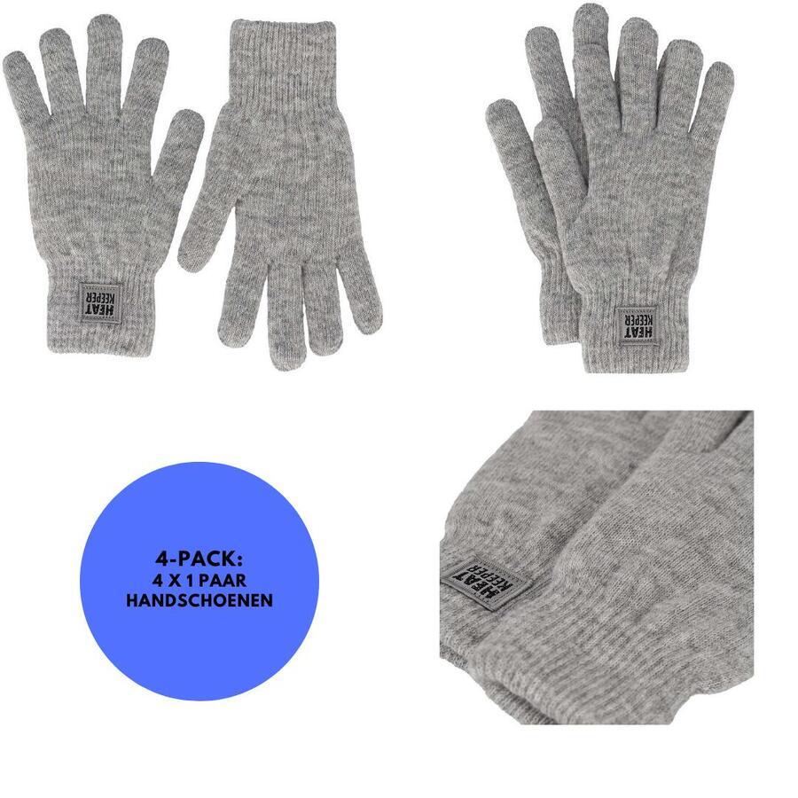 HEAT KEEPER Термоперчатки женские серые 4 пары
HEAT KEEPER Термоперчатки женские серые 4 пары