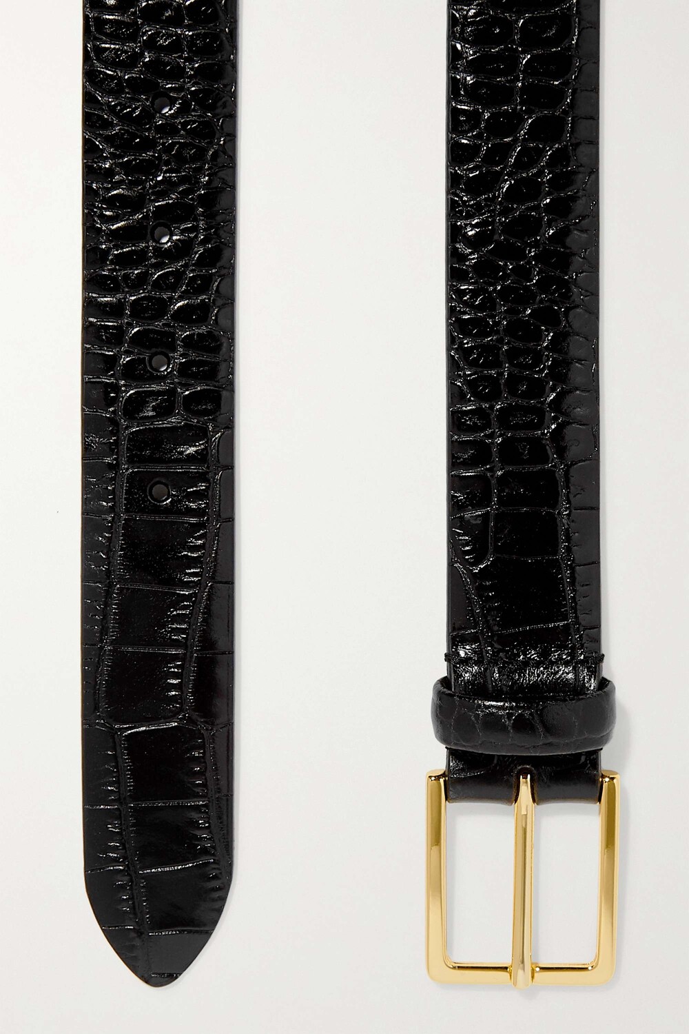 ANDERSON'S Ремень из кожи с эффектом крокодила, черный
ANDERSON'S Ремень из кожи с эффектом крокодила, черный