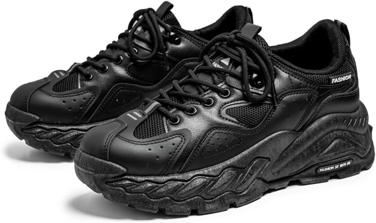 Мужские массивные кроссовки, модные повседневные спортивные туфли, дышащая сетка, теннисные и ходовые кроссовки Zhoupulp, черный
Мужские массивные кроссовки, модные повседневные спортивные туфли, дышащая сетка, теннисные и ходовые кроссовки Zhoupulp, черный