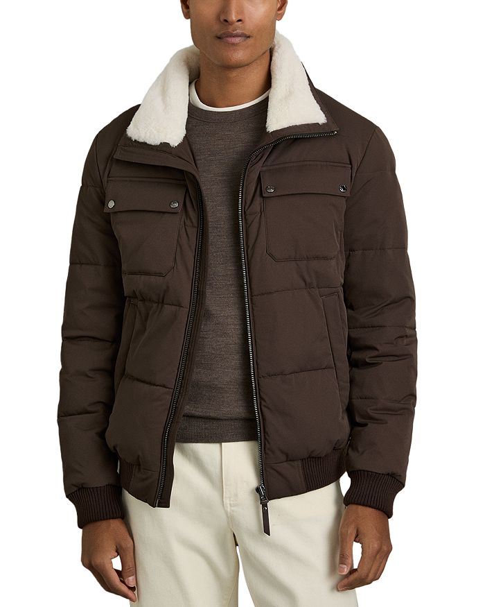 Куртка-пуховик с воротником из искусственного меха Misty REISS, коричневый
Куртка-пуховик с воротником из искусственного меха Misty REISS, коричневый