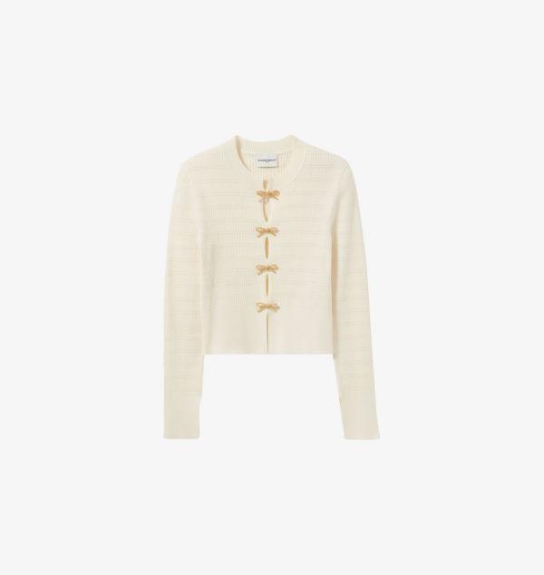 Топ тонкой вязки с длинными рукавами и бантом Claudie Pierlot, цвет naturels
Топ тонкой вязки с длинными рукавами и бантом Claudie Pierlot, цвет naturels