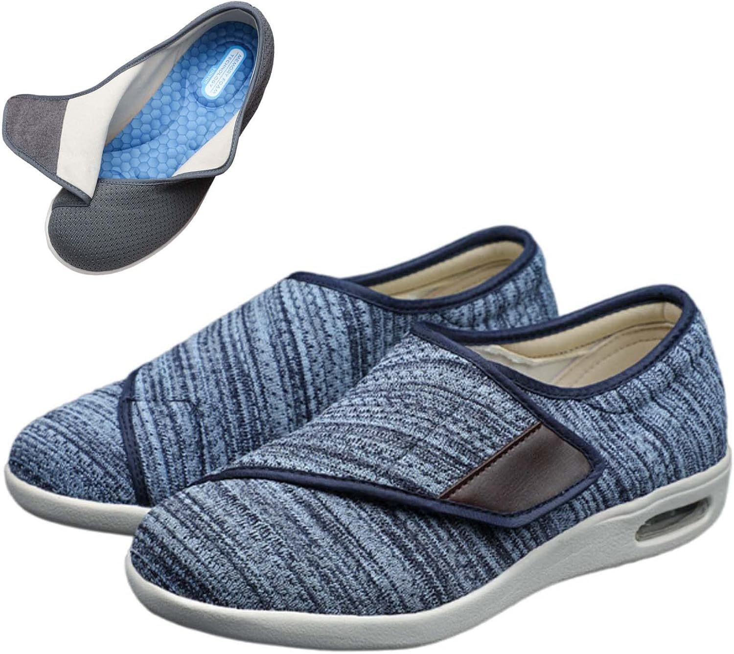 Легкие кроссовки для ходьбы, плюс удобные обувь для расширения, регулируемые при опухании стопы, противоскользящие, с двойной стелькой и воздушной подушкой, мужские кроссовки для ходьбы, размер 13.5 Generic, светло-голубой
Легкие кроссовки для ходьбы, плюс удобные обувь для расширения, регулируемые при опухании стопы, противоскользящие, с двойной стелькой и воздушной подушкой, мужские кроссовки для ходьбы, размер 13.5 Generic, светло-голубой