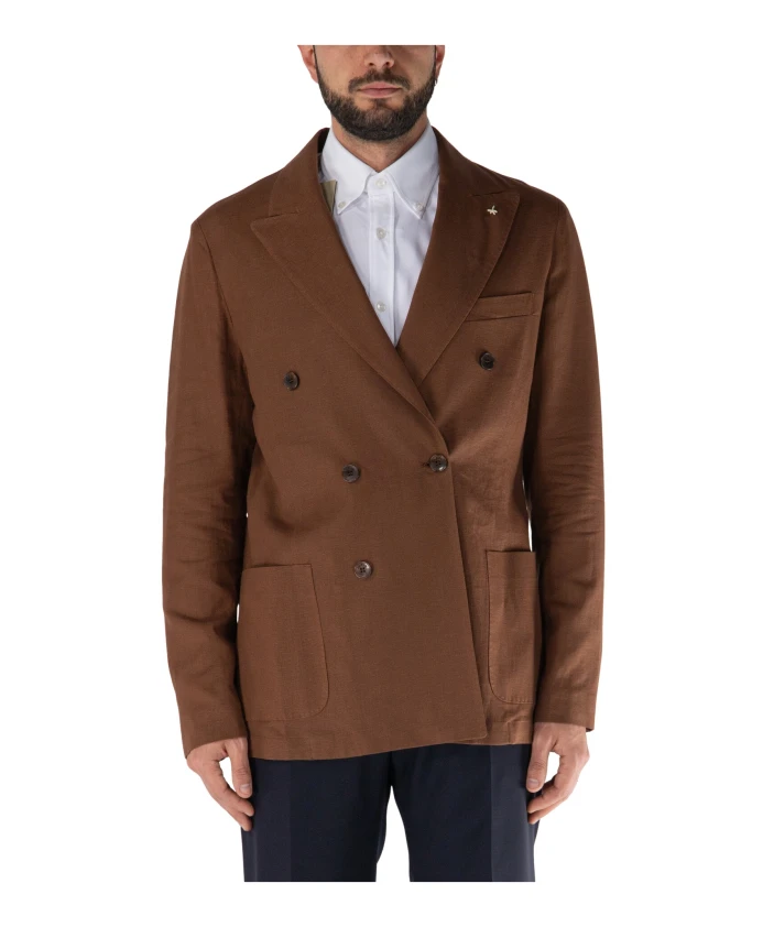 Двубортное пальто At.P.Co, коричневый
Двубортное пальто At.P.Co, коричневый