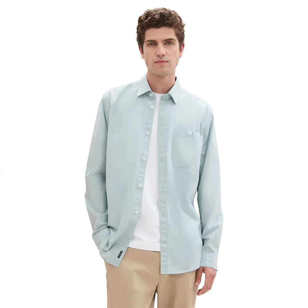 Рубашка Tom Tailor Fitted Twill, синий 
Рубашка Tom Tailor Fitted Twill, синий