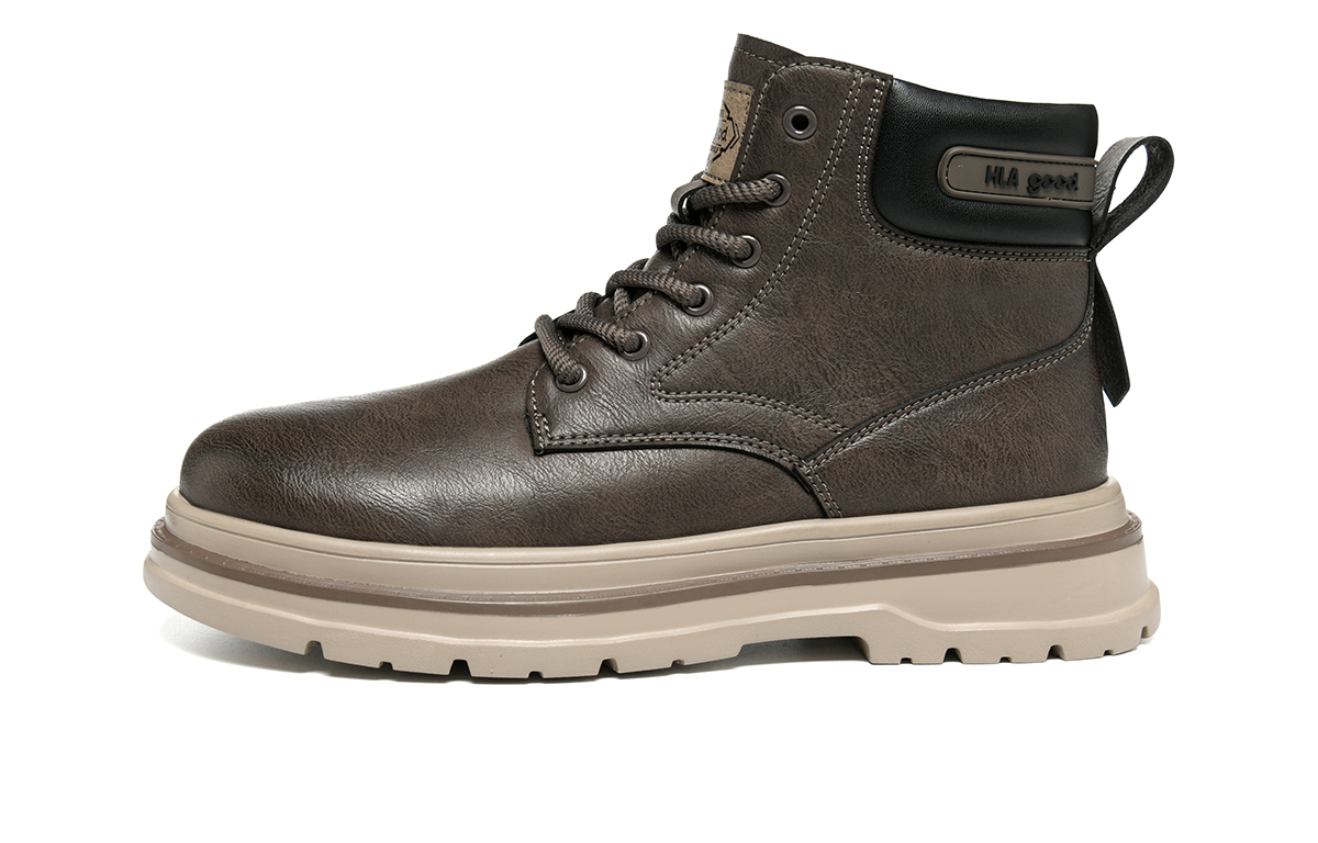 HLA Короткие ботинки Мартин 4,5 см мужские хаки, цвет Khaki 
HLA Короткие ботинки Мартин 4,5 см мужские хаки, цвет Khaki