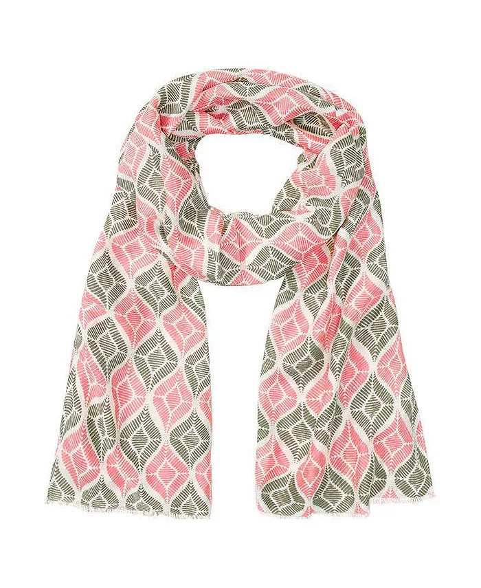 Шарф с орнаментальным узором Olsen, розовый
Шарф с орнаментальным узором Olsen, розовый