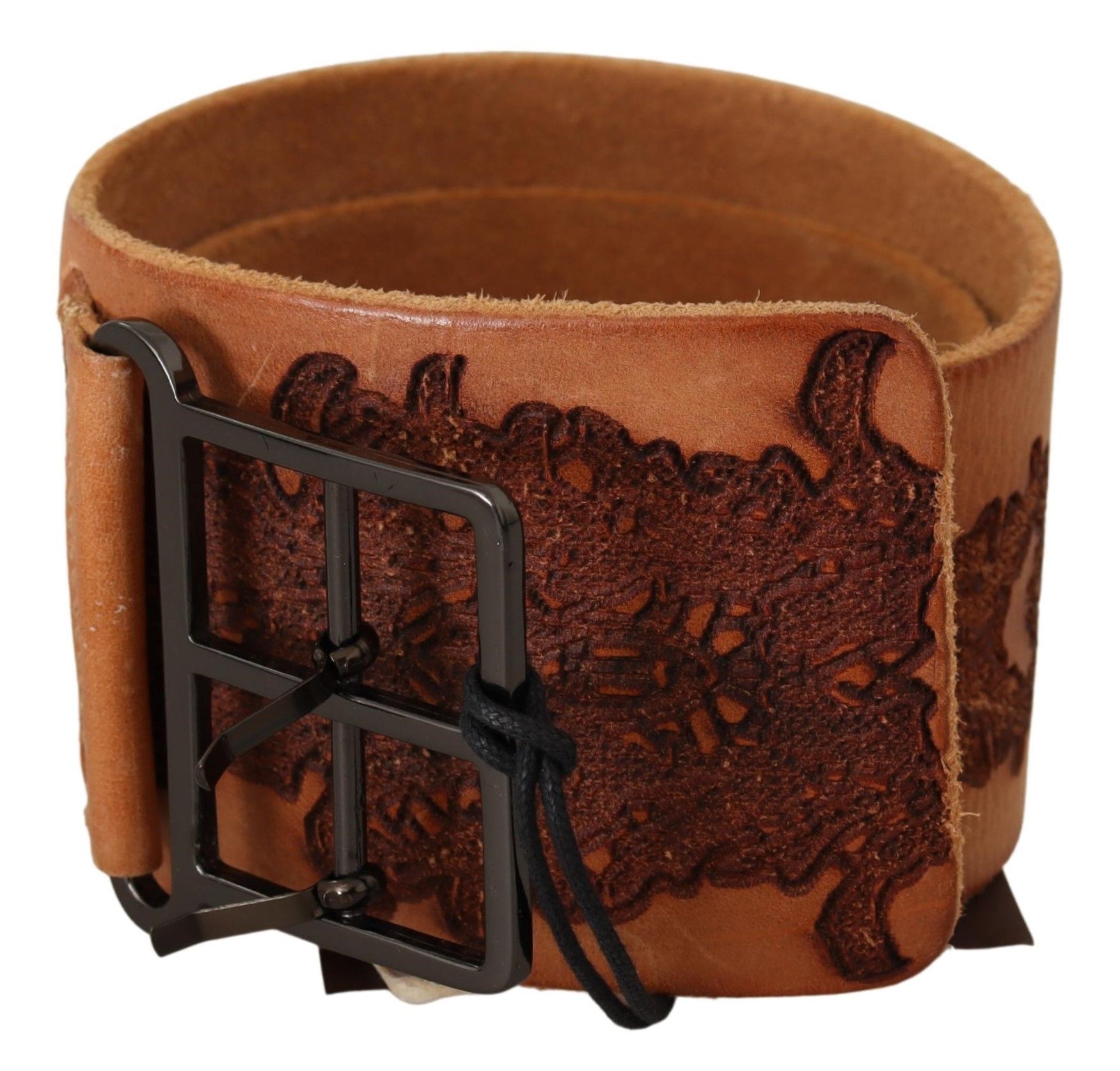 Стильный ремень из натуральной кожи с двойной пряжкой Ermanno Scervino, коричневый
Стильный ремень из натуральной кожи с двойной пряжкой Ermanno Scervino, коричневый