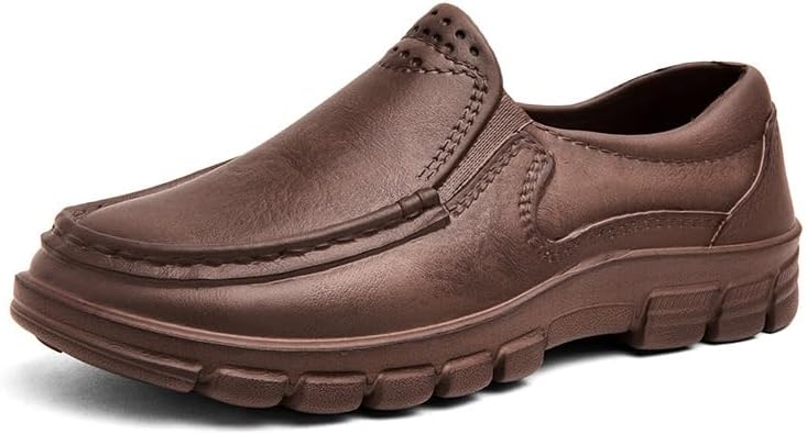 Мужские лоферы, устойчивые к маслу и воде - нескользящие обувь для шеф-повара для работы на кухне Hhhchpm, светло-коричневый
Мужские лоферы, устойчивые к маслу и воде - нескользящие обувь для шеф-повара для работы на кухне Hhhchpm, светло-коричневый