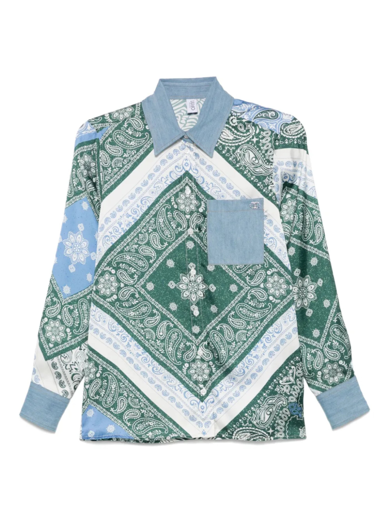 Рубашка с принтом банданы LIU JO, синий
Рубашка с принтом банданы LIU JO, синий