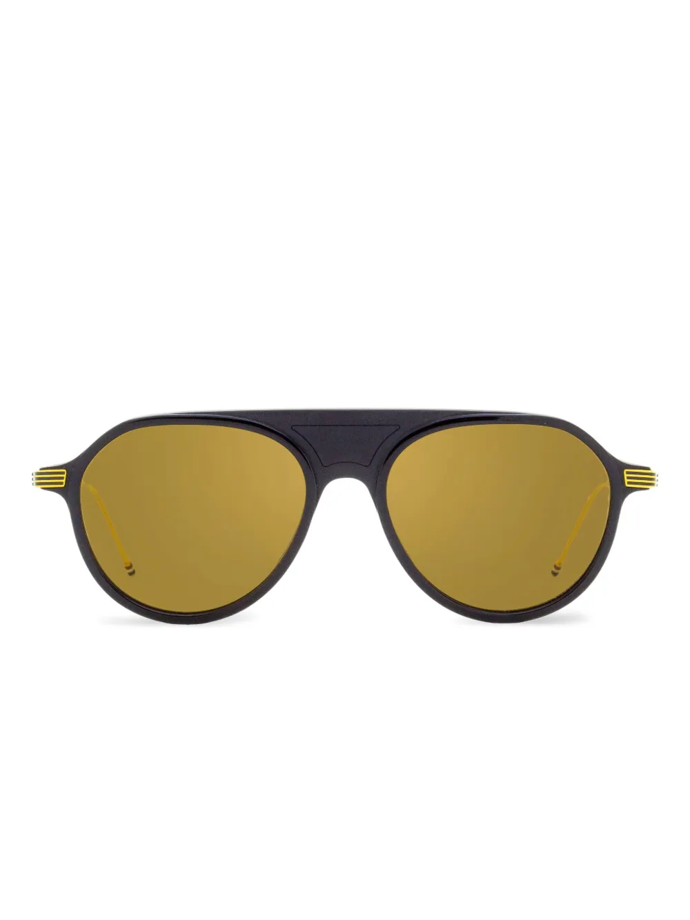 Солнцезащитные очки-пилоты с золотыми деталями THOM BROWNE, синий
Солнцезащитные очки-пилоты с золотыми деталями THOM BROWNE, синий
