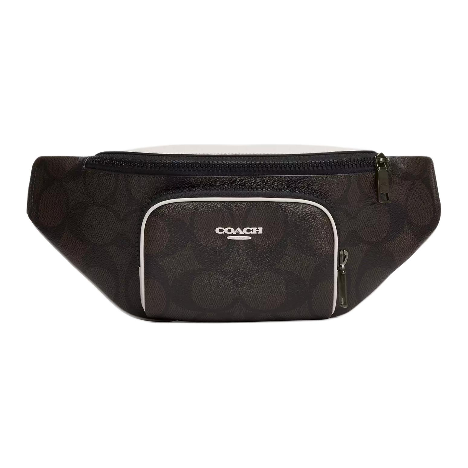 COACH Кожаная сумка-мессенджер большая мужская черная
COACH Кожаная сумка-мессенджер большая мужская черная