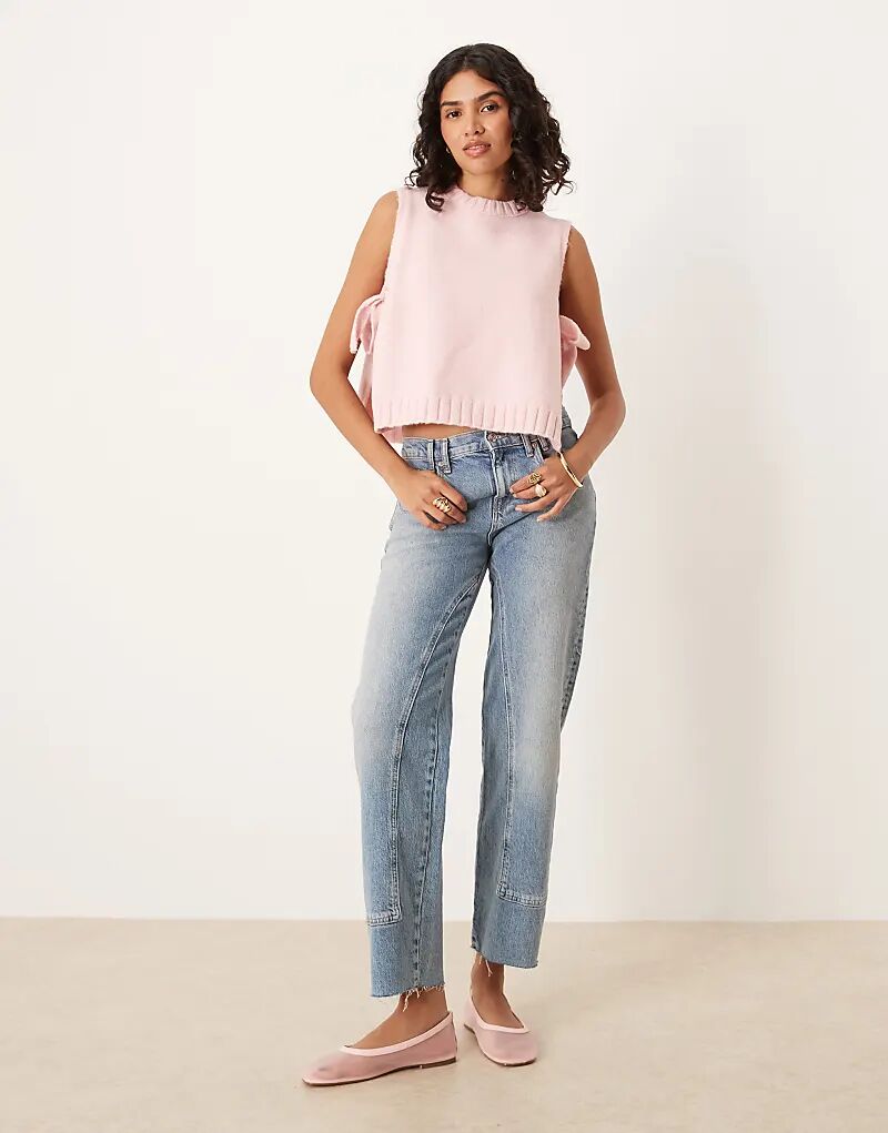 Пушистый трикотажный жилет ASOS DESIGN с круглым вырезом и завязками по бокам
Пушистый трикотажный жилет ASOS DESIGN с круглым вырезом и завязками по бокам