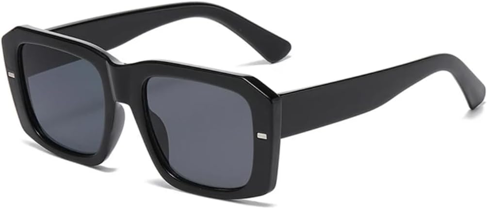 Популярные модные квадратные женские солнцезащитные очки в винтажном стиле с заклепками, панк-стиль, мужские солнцезащитные очки с защитой от УФ-излучения UV400 и прозрачными линзами UATXTAU, Black Grey
Популярные модные квадратные женские солнцезащитные очки в винтажном стиле с заклепками, панк-стиль, мужские солнцезащитные очки с защитой от УФ-излучения UV400 и прозрачными линзами UATXTAU, Black Grey