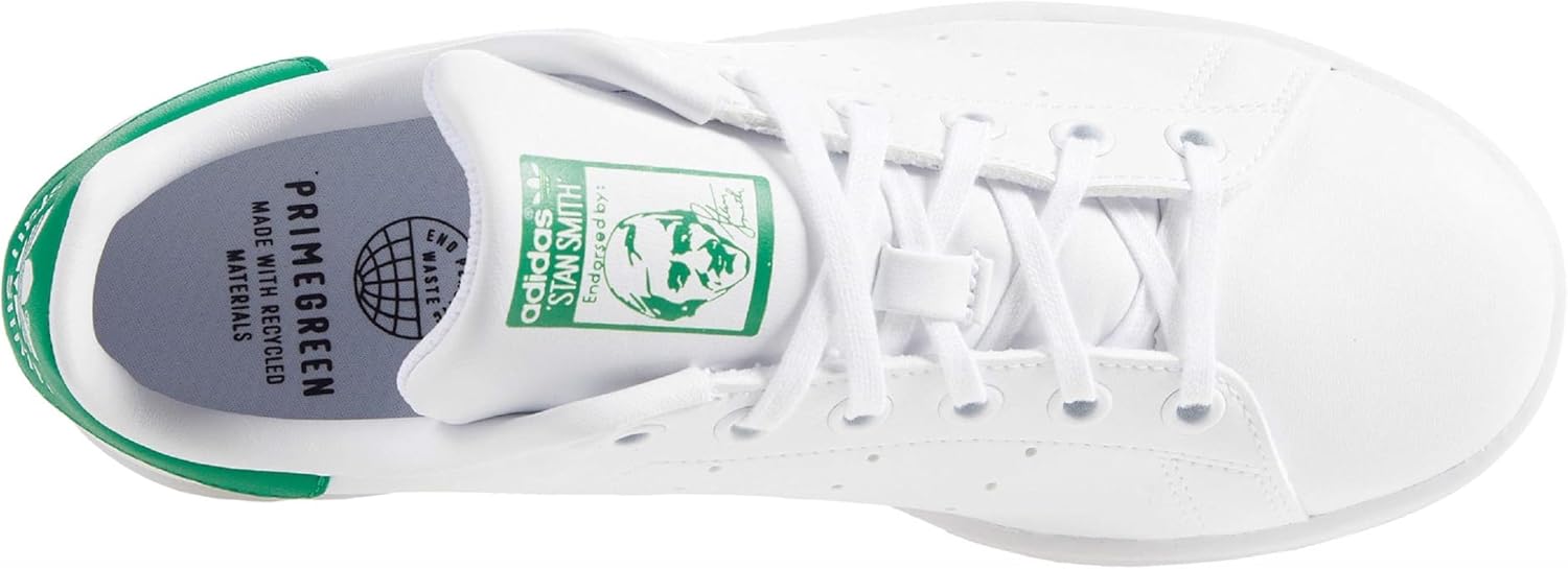 Кроссовки adidas Originals Stan Smith для мальчиков, белый/зеленый
Кроссовки adidas Originals Stan Smith для мальчиков, белый/зеленый