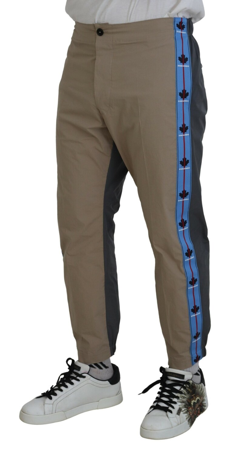Dsqua² Хлопковые двухцветные повседневные мужские брюки DSquared, коричневый
Dsqua² Хлопковые двухцветные повседневные мужские брюки DSquared, коричневый