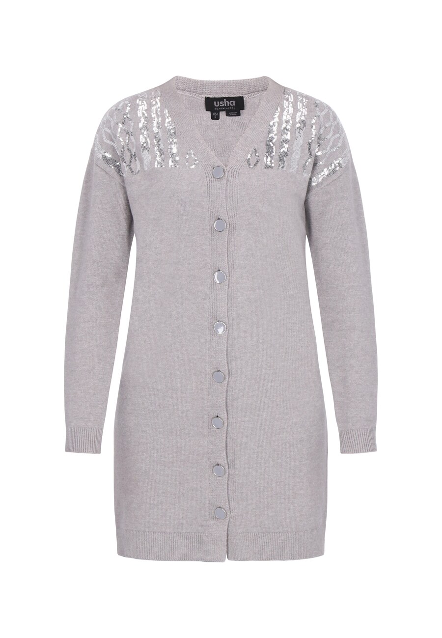 Вязаный кардиган usha BLACK LABEL, серый
Вязаный кардиган usha BLACK LABEL, серый