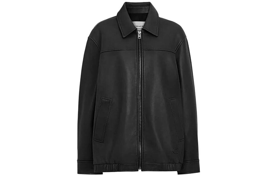 COACH Женская кожаная куртка, цвет Black, Черный, COACH Женская кожаная куртка, цвет Black
COACH Женская кожаная куртка, цвет Black, Черный, COACH Женская кожаная куртка, цвет Black