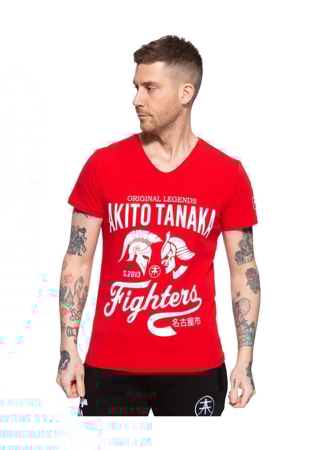 Футболка с крутым контрастным принтом бойцов-гладиаторов Akito Tanaka, красный
Футболка с крутым контрастным принтом бойцов-гладиаторов Akito Tanaka, красный